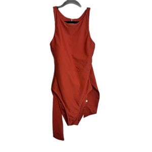Summersalt one-piece High neck tie back swimsuit sz 4